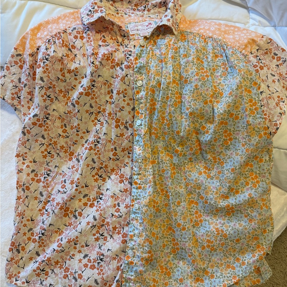 Floral Patchwork top